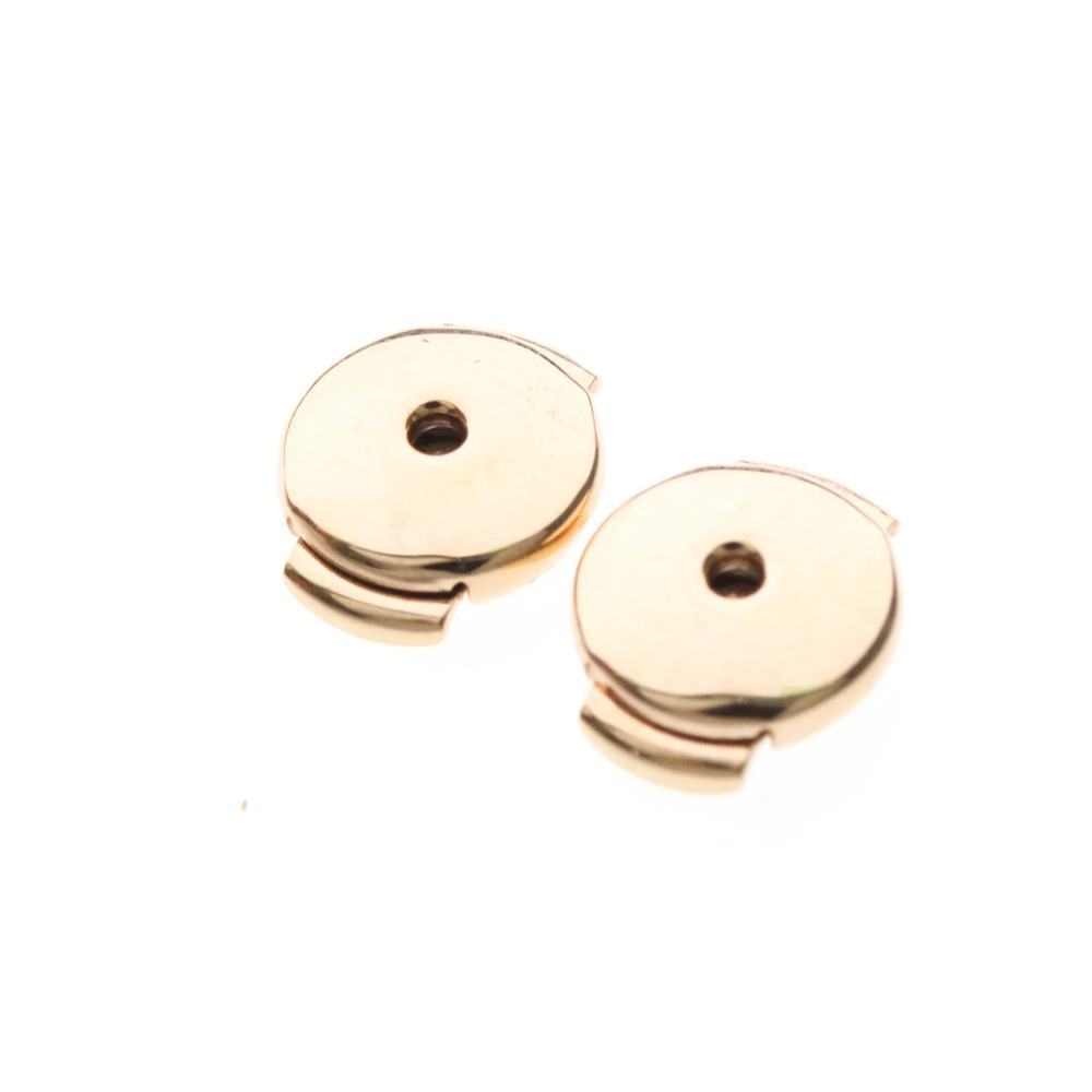HERMES Chaine D'ancre Earrings 18K Pink Gold Polished - Picture 10 of 11